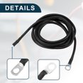 thumbnail image 4 of Car Marine Battery Inverter Cable 5/16"-3/8" 9ft Battery Copper Wire Black, 4 of 7