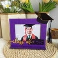 thumbnail image 2 of Class of 2025 Graduation Wooden Photo Frame, 5.9*7.9'' Desktop Ornament with Tassel Holder, for Graduation Season Decorations and Keepsakes (Horizontal Version), 2 of 7