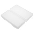 thumbnail image 1 of HLONK 2pcs Plastic Cash Storage Box Waterproof And Money Organizer For  Bills And Collectible Paper Money, 1 of 8
