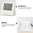 thumbnail image 4 of Medidor de temperatura de termómetro seco para habitación de bebé de 1 pieza (sin batería, blanco), 4 of 5