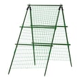 thumbnail image 2 of IMossad Garden Support Frame for Cucumbers - A-Frame Trellis with Steel Core Stakes, Netting & Ties - Foldable Design for Squash, Peas & Climbing Plants, 2 of 6