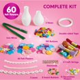 thumbnail image 3 of Klever Kits Button Flower Craft with 2 Vases, DIY Flower Bouquet Art and Crafts Gift for Girls Birthday, 3 of 7