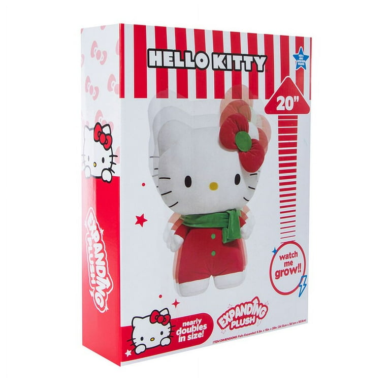 Sanrio Hello Kitty Expandable Expanding Plush Nearly Doubles in