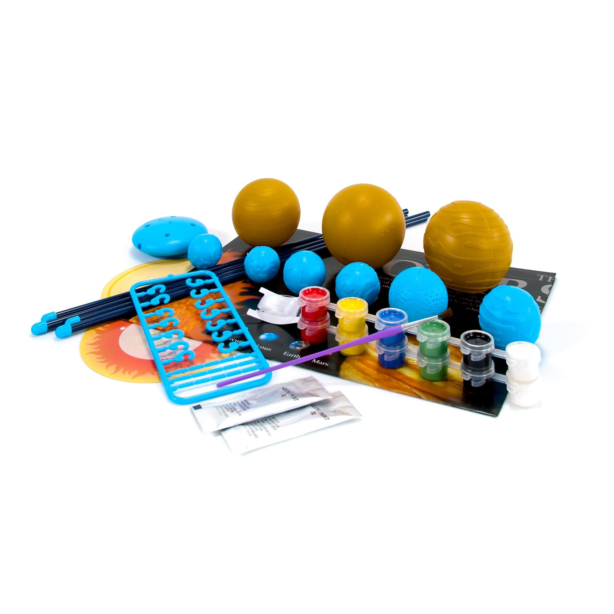 4m 3d Glow In The Dark Solar System Model Making Science Kit