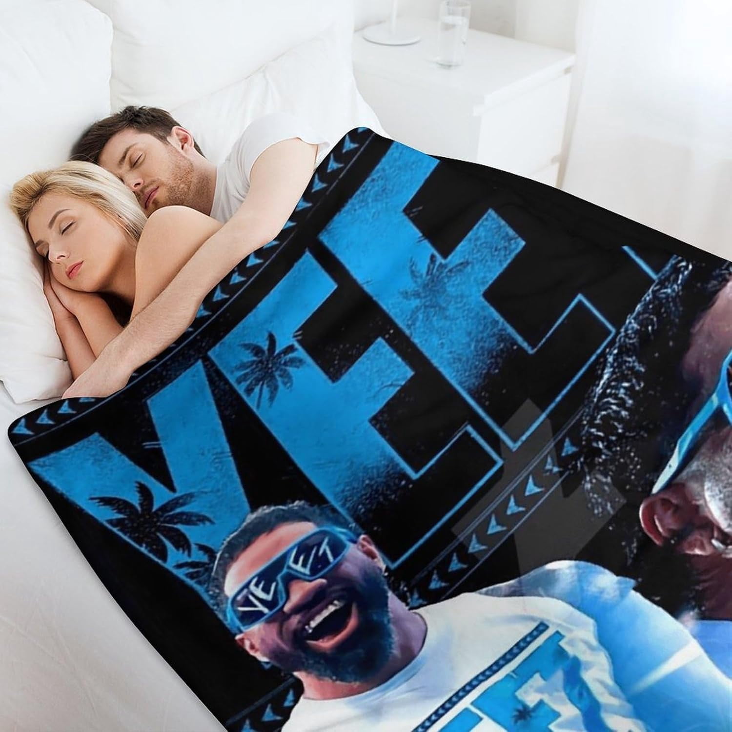 Jey-USO Wrestling Merch Blankets Bed Throw Blanket for Soft Lightweight Fuzzy Cozy Blanket Plush Quilt Gift 60"x80"