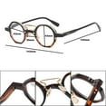 thumbnail image 2 of Retro Black Blue Reading Glasses for men and women Fashion Trendy Spring Hinge Presbyopic Glasses Personalized Readers +2.50, 2 of 4