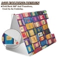 thumbnail image 2 of FORMRS A4 Clipboard Folder with Pen Holder Horizontal Foldable School Office Binder, Blue Jam, 2 of 9