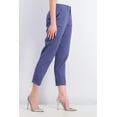 thumbnail image 2 of MAISON JULES Womens Beige Pocketed Zippered Straight leg Pants 2, 2 of 3