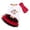 52w-Red133, variant on Hifoo Valentines Day Baby Girl Outfit Sets Adorable O-Neck Ruffle Sleeve Bodysuit Skirt Socks Headband Four Piece Ensemble Toddler Daughter Grandchild Photo Holiday Celebration Classic Clothes Sets