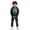 Black1*, variant on RUTAYY Boys Halloween 2 Piece Outfit Long Sleeve Hoodie and Sweatpants Skeleton Print with Pockets Casual Holiday Wear Black