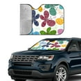 thumbnail image 3 of Kdxio Colorful Butterflies Print Front Windshield Sun Shade,Folding Auto Sunshade for Car Truck SUV-Small, 3 of 7