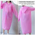 thumbnail image 4 of Dinheiro Ponchos para Adultos Reutilizables, 2 Piezas Chubasqueros de Emergencia para Mujeres Hombres con Capucha y Cordón, 4 of 5