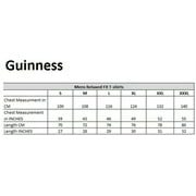 Guinness Black T-Shirt with English Foreign Extra Bottle Label Print for Men