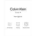 thumbnail image 4 of Camisa Calvin Klein, corte regular, antihierro, en espiga, blanca, 4 of 5