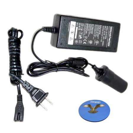 HQRP AC Adapter 110V to 12V 5Amp Converter for P25 Koolatron Fun Kool 12 volt Cooler plus HQRP Coaster