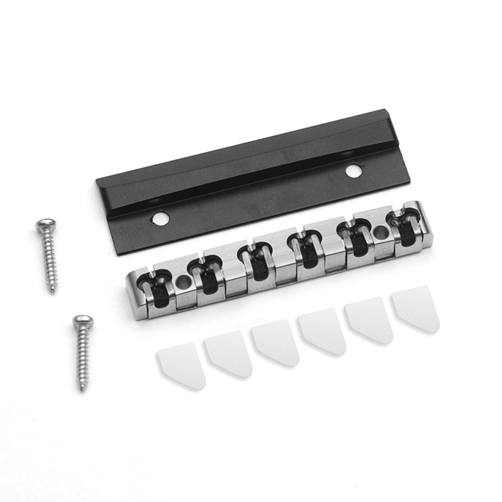 Electric Guitar Roller Nut Metal Construction Easy Installation Electric Guitars Replacement Nut Suitable for Guitar