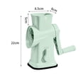 thumbnail image 7 of Rotary Ice Shaver Manual - Stainless Steel Blade, Quick Labor-Saving Handle, Safe Stable Suction Base, Home Using Snow Cone Maker Machine for All Ice Cubes, 7 of 7