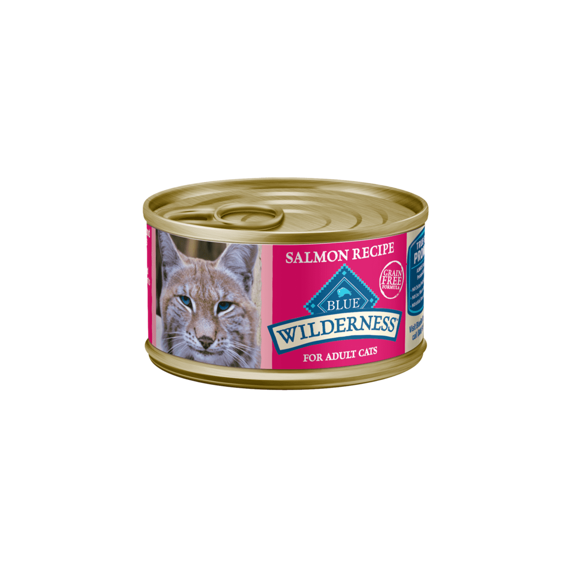 Blue Buffalo Wilderness High Protein Salmon Pate Wet Cat Food for Adult