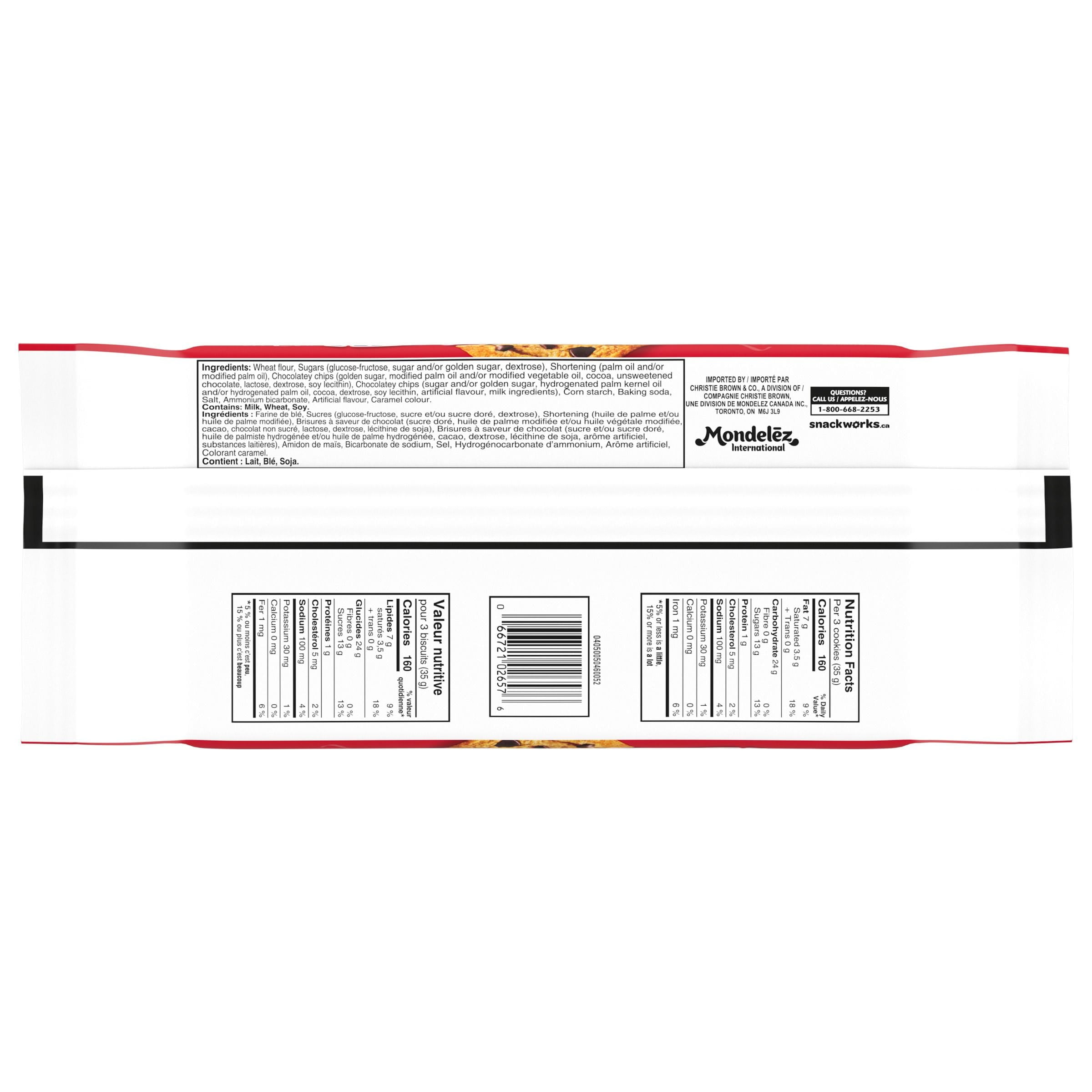 Chips Ahoy! Chewy Cookies, Chocolate Chip, 271 g