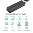 Speed 7/4 Port USB 2.0 Hubs With Dedicated Switches Indicators Lights ...