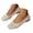 Beige, variant on Mostsola Walking Shoes Women Closed Toe Gladiator Sandals Zipper Hollow out Platform Wedges Heels