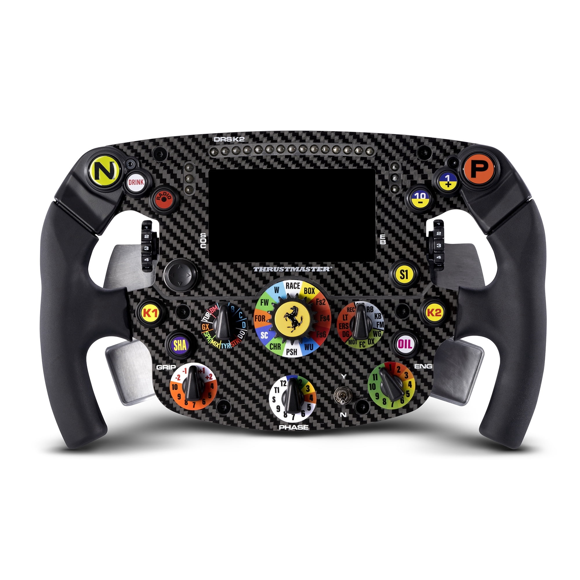 Thrustmaster Ferrari SF1000 Formula Wheel Add-On, Carbon Faceplate - PS5, Xbox X|S, PC