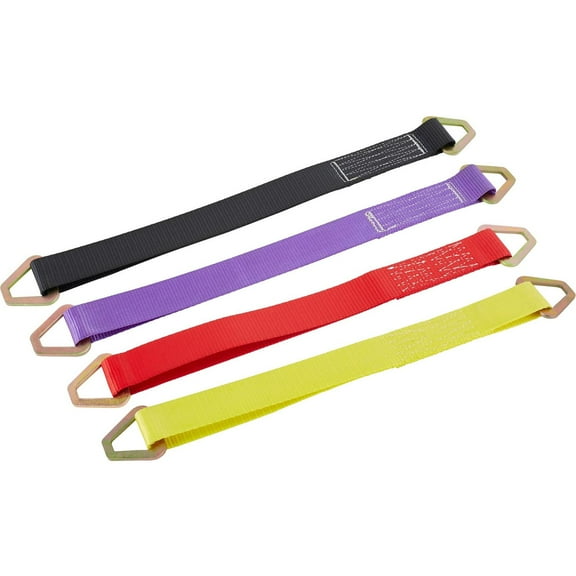 24 Inch Axle Black Tie Down Strap