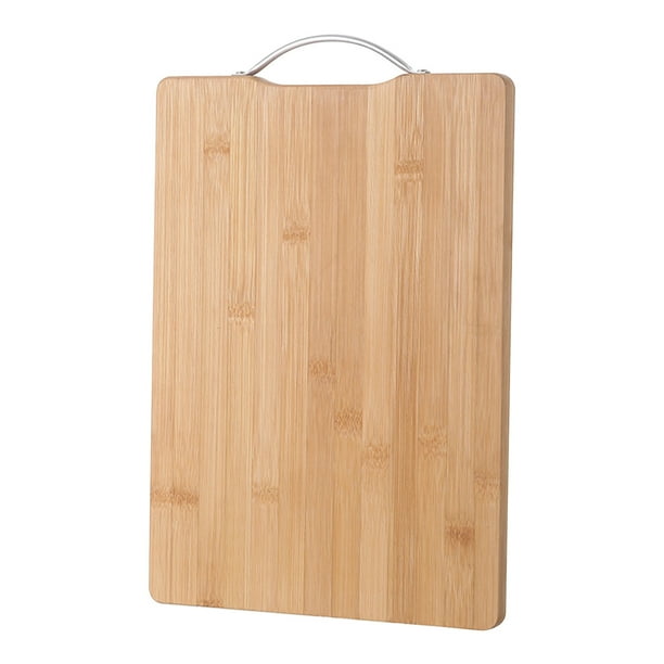 Xihbxyly Tabla de Cortar Gruesa, de Plástico Resistente, con Ranuras En Ambos Lados y Asas Antideslizantes, Fácil de Limpiar, Duradera para Cortar y Picar, Ideal para La Preparación de La Cocina, Tam