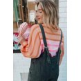 thumbnail image 6 of Women's Multicolour Gradient Striped Ribbed Edge Loose Sweater - [ZhiHiMeRi] | (US 12-14)L, 6 of 12