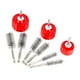 thumbnail image 2 of Kit de limpieza para tuberías de cobre, limpiador de terminales de batería, 3 cepillos rojos y 6 cepillos de alambre, 2 of 8