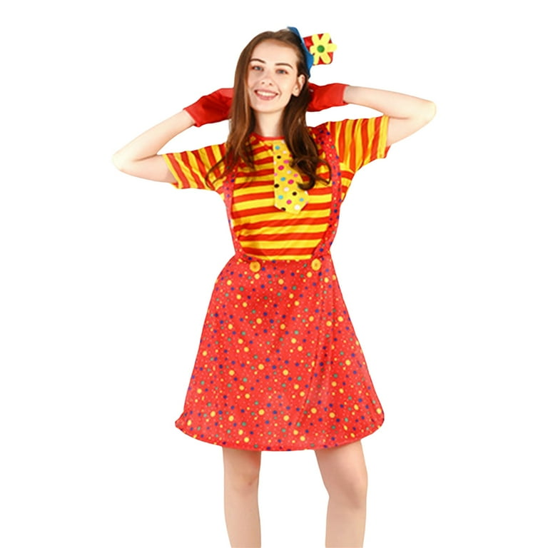 Children's Clown Cosplay Costume