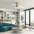 thumbnail image 4 of 300044BSS Kichler Lighting Brahm - 56 Inch Ceiling Fan with Light Kit-Stainless Steel Finish, 4 of 8