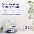 thumbnail image 6 of Open Box Homz 15.5 Quart Modular Stackable Storage Containers, Clear, 4 Pack, 6 of 10