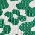 thumbnail image 3 of Bolso de hombro tejido con flores, bolso de mano para mujer, bolso de viaje de gran capacidad (verde), 3 of 8