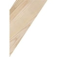 thumbnail image 3 of 5 1/2"W x 8"D x 12"H Traditional Smooth Knee Brace, Douglas Fir, 3 of 4