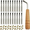 thumbnail image 1 of 1 Ensemble de Chevilles de Lyre Professionnelles Chevilles de Harpe de Lyre Robustes Chevilles de Remplacement, 1 of 7