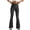 Dark Gray-1, variant on Stretchy Bell Bottom Jeans for Women Fashion Pull On Bootcut Flared Denim Pants Yoga Leggings Jeggings with Pockets