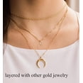 thumbnail image 4 of ORUYROP Petit Collier Lettre, Délicat Pendentif Initiale Personnalisé Plaqué Or 14K Petit Collier Initiale pour Femmes Filles, 4 of 7