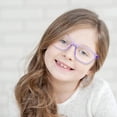 thumbnail image 3 of 2 Pack Kids Blue Light Blocking Glasses for Girls & Boys 3-12, Toddler Fake Play Computer Screen Bluelight Blocker Relieve Eyestrain Visual Syndrome, 3 of 7
