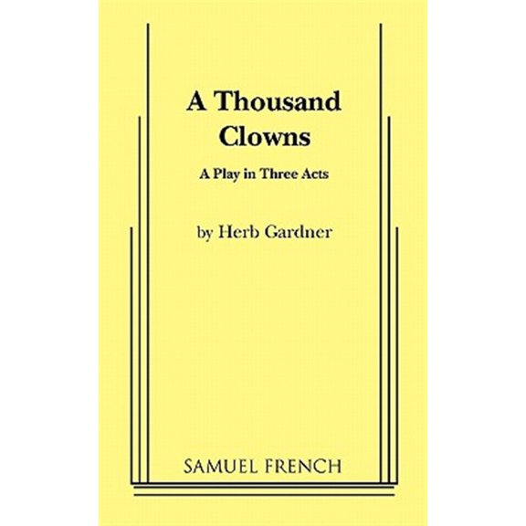 Pre-Owned A Thousand Clowns: A Comedy in Three Acts Paperback