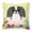 Black & White, variant on Carolines Treasures BB6105PW1414 Easter Eggs Pekingnese Black & White Fabric Decorative Pillow