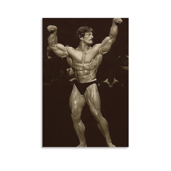Mike Mentzer Canvas Poster Canvas Wall Art Poster Decorative Bedroom Modern Home Print Picture Artworks Posters 16x24inch(40x60cm)