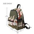 thumbnail image 3 of FORMRS Kids School Backpack with Front Zippered Pocket 12" Student Travel Daypack, Cute Snowmen, 3 of 6