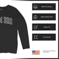 thumbnail image 6 of Gym Bro Women's Long Sleeve T-shirt Fitness Alpha Sigma Workout Rat Pump Cover Rizz, 6 of 7