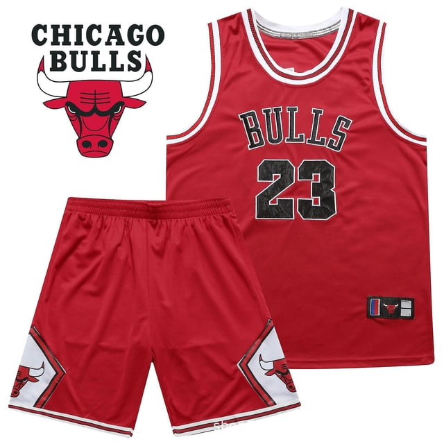 Uniforme de Basketball Nba Chicago Bulls Michael Jordan Ensemble d'Uniforme de Basketball Brodé-qiufu
