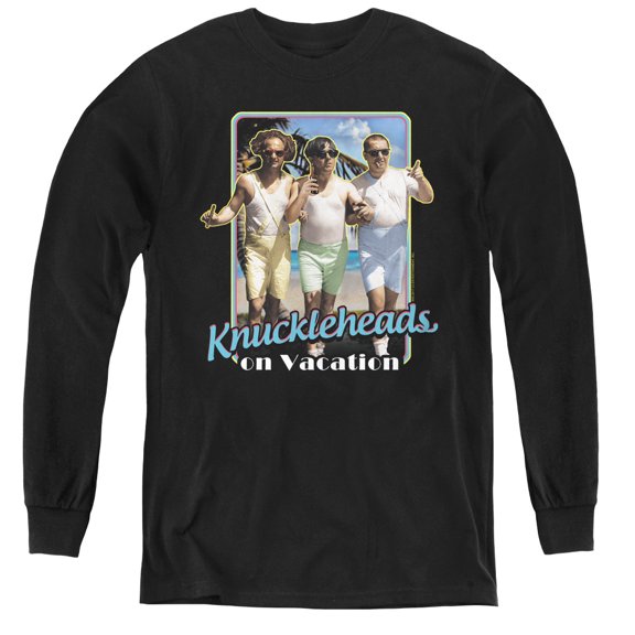 Three Stooges - Knucklesheads On Vacation - Youth Long Sleeve Shirt - Small