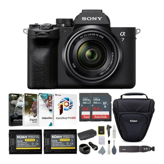 Sony Alpha 7 IV Full-frame Mirrorless Interchangeable Lens Camera Bundle