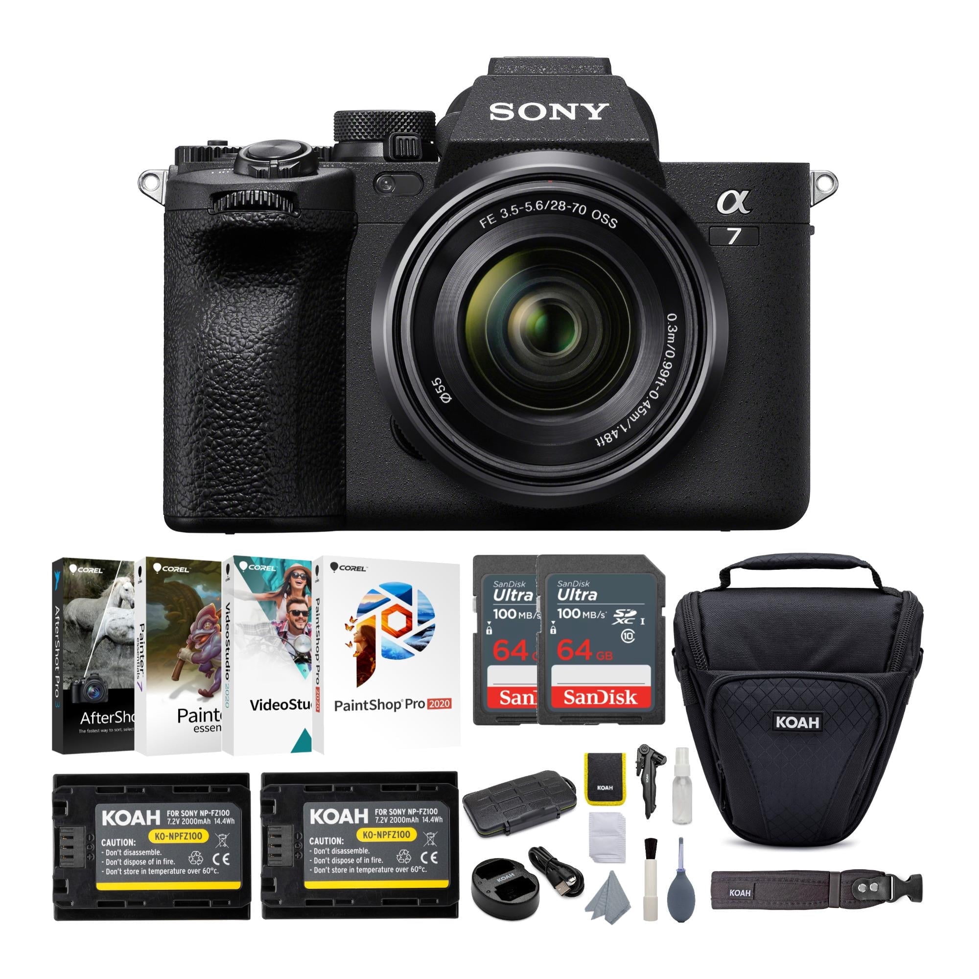 Sony Alpha 7 IV Full-frame Mirrorless Interchangeable Lens Camera Bundle
