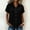 Black women cotton linen blouse a1, variant on MORESEC Women Cotton Linen Short Sleeve Button Down Blouses Solid Casual Loose Tops Summer Collared Shirt Party Fits For Vacation, Red 2XL