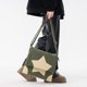 thumbnail image 4 of Bolso bandolera de pana de gran capacidad con estrella de moda, bolso para estudiantes con correa ajustable, 4 of 9